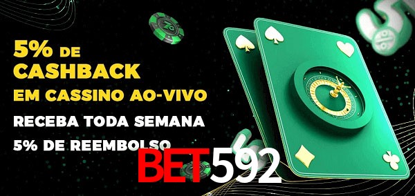 Promoções do cassino ao Vivo bet592